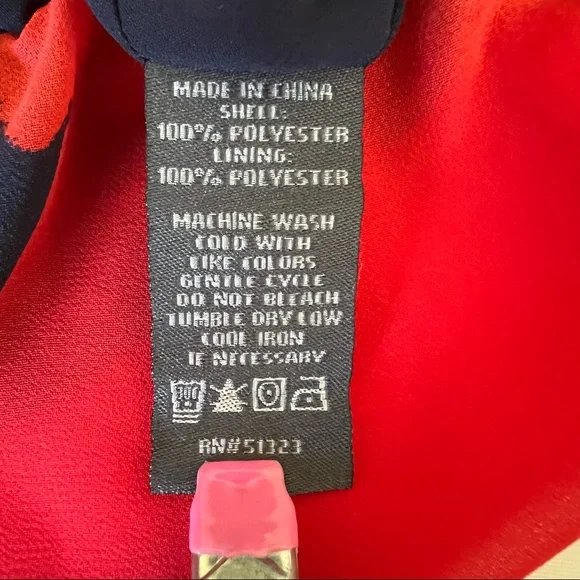 ๐HP๐ Vince Camuto Balloon Sleeve Blouse Pleated Elastic Waist Size Medium - Picture 10 of 11